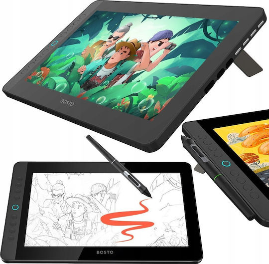 Bosto BT-12HDK Графичен таблет с дисплей 11.6" Черен