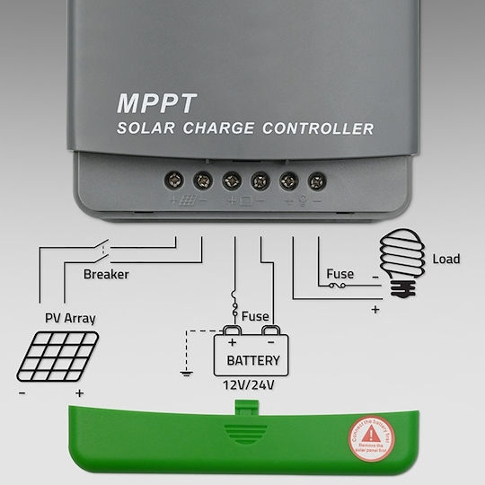 Qoltec MPPT Solar Charge Controller 12V 80A