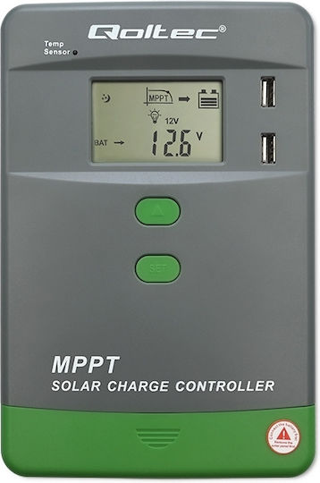 Qoltec Регулатор на Зареждане MPPT 12V 20A