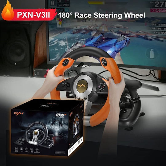 PXN-V3PRO Τιμονιέρα με Πετάλια για PC / PS3 / PS4 / Switch / XBOX One