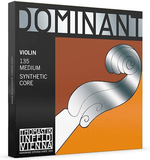 Thomastik Einstellen Synthetischer Kern Saiten für Geige 4/4 Dominant Violine Medium 4/4