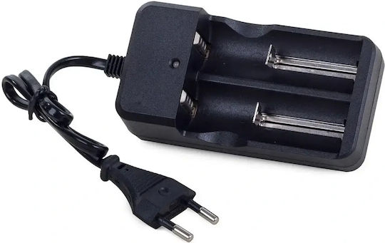 Verk Group Charger 2 Batteries Li-ion Size 18650/16340/26650/14500