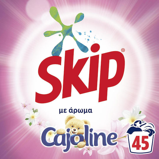 Skip Cajoline Laundry Detergent Powder with Fragrance Cajoline Lilies & Fruits of the Forest 3.15kg (45 Measuring Cups)