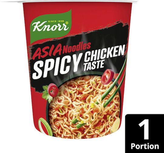 Knorr Snack Pot Tăiței 64g Pui Picant 1-50109