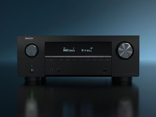 Denon AVC-X3900H Home Cinema Amplifier 4K/8K 9.4 Channels with Dolby Atmos Black