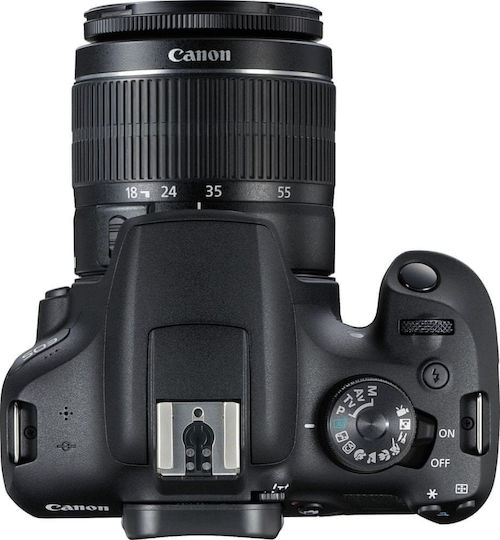 Canon DSLR Camera EOS 2000D Crop Frame Kit (EF-S 18-55mm F4-5.6 DC III + EF-S 75-300mm F4-5.6 DC III) Black