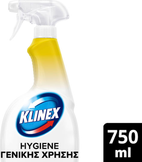 Klinex 4 σε 1 Cleaning Spray General Use Disinfectant Λεμόνι 750ml