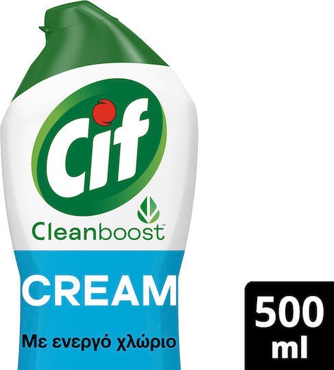 Cif Max Power 3 Action Почистващ Крем За Обща Употреба С активен хлор 1x500мл