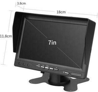 Ecran 7" Cameră Marșarier Pentru Tabloul De Bord Auto