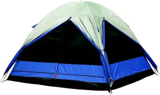 Hupa Comet 4P Camping Tent Igloo Blue with Double Cloth 4 Seasons for 4 People 240x210x165cm