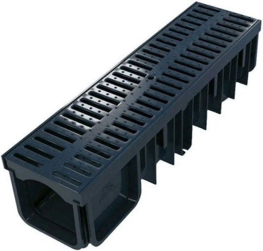 130/90 Channel Plastic Grate 0.5 Devorex Xdrain