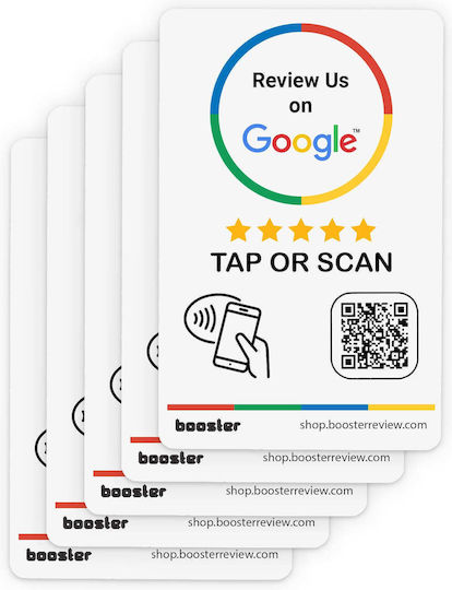 Google Review Tap Stickers Smart Tap Nfc & Qr Instant Reviews 1-pack