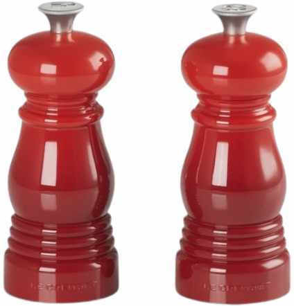 Le Creuset Σετ Χειροκίνητοι Μύλοι Μπαχαρικών Κεραμικοί σε Πορτοκαλί Χρώμα 2τμχ