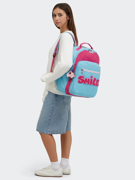 Kipling Seoul Laptop Backpack for 15" in Blue Colour
