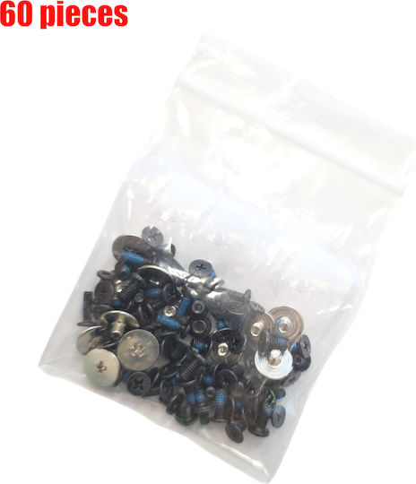 Screws Set Laptop Lenovo Ideapad 700-17 700-15isk 80ru 700-17isk 80rv 5s10k85939 5s10k93627 Complete Full Pack Screws 7mm X 2.5mm & 2mm X 3mm & 2mm X 6mm & 2.5mm X 2.5mm & 2.5mm X 6mm 60pcs Code 1-bolt029