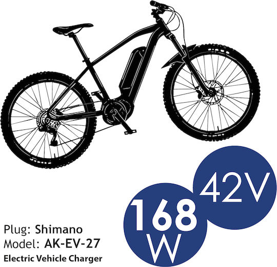 Încărcător Ak-ev-27 42v 4a 168w Shimano Bike