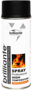 Brilliante Σπρέι Βαφής Μαύρο Black 400ml
