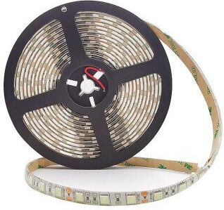 Αδιάβροχη Ταινία LED 24V Μπλε Φως 5m Τύπου SMD5050 με Τροφοδοτικό