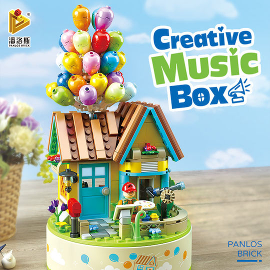 Panlos Конструктори За Строителство 656014 Музикална Кутия Ballon House 6+ Години 528 Бр