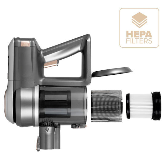 Eldom OB210 Акумулаторна Вертикална Прахосмукачка 22.2V Сребриста