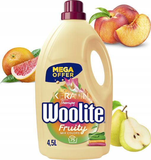 Woolite Colors Keratin Liquid Detergent for Colored Clothes 4.5lt (75 Measures)