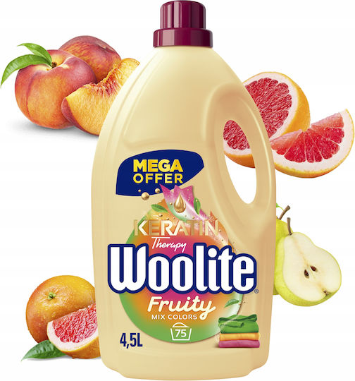 Woolite Colors Keratin Liquid Detergent for Colored Clothes 4.5lt (75 Measures)