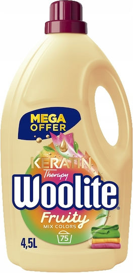Woolite Colors Keratin Liquid Detergent for Colored Clothes 4.5lt (75 Measures)