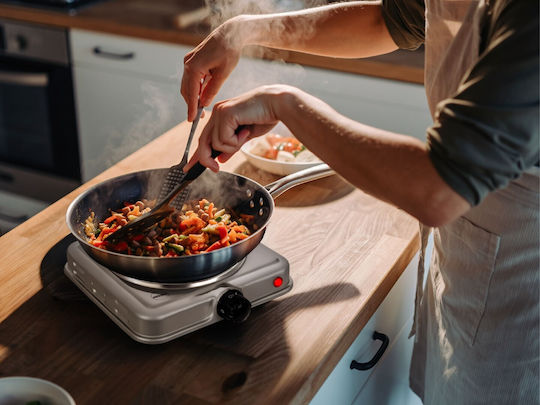 Eldom Countertop Burner Enamel Single Inox
