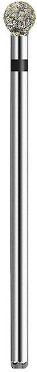 Diamond Nail Drill Bit with Ball Head Black