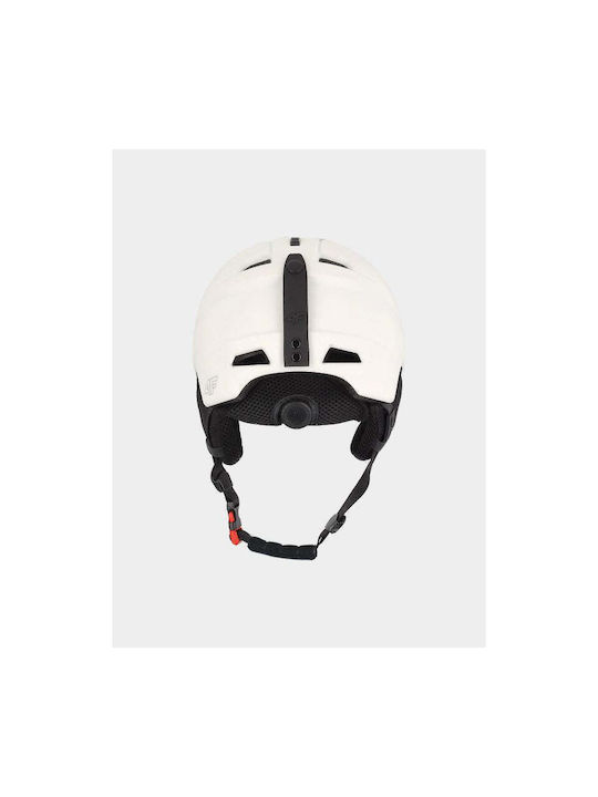 4F Мъжка Каска за Ски & Snowboard в Бял Цвят