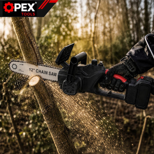 Verk Group Battery Chainsaw 2x3Ah Brushless 21V with 30.48cm Blade