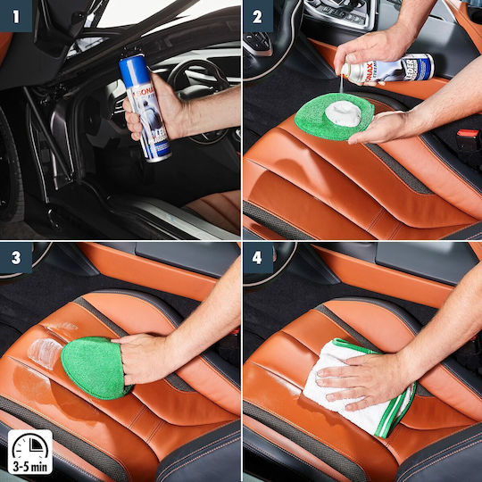 Sonax Xtreme Leather Care Foam Cleaning for Leather Car Parts 250ml