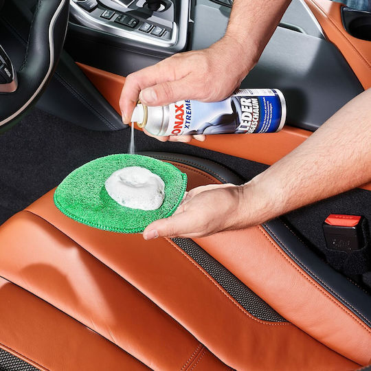 Sonax Xtreme Leather Care Foam Cleaning for Leather Car Parts 250ml