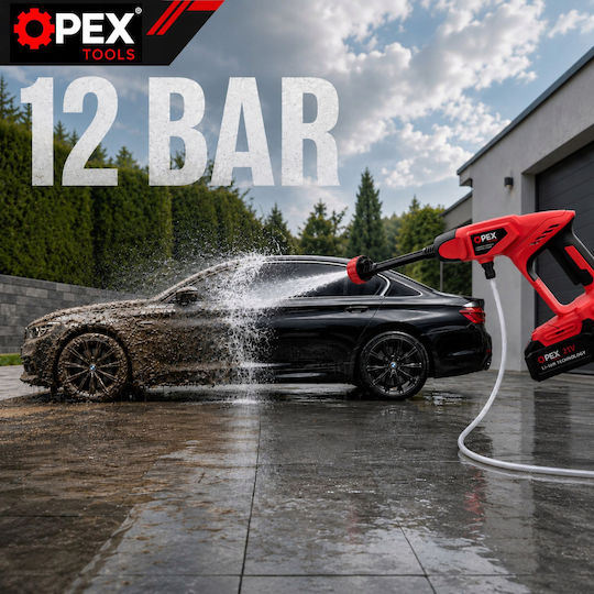 Verk Group Battery Pressure Washer 21V 2x3Ah with Pressure 12bar
