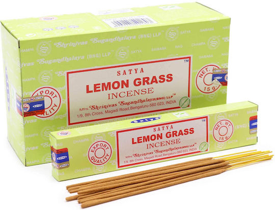 Ароматни Стикчета Лимонова Трева Satya Lemongrass Incense Sticks 15g