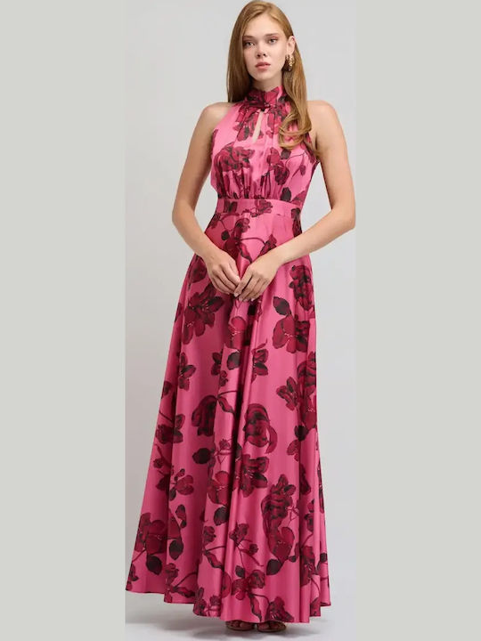 Summer Maxi Dress for Wedding / Christening Pink