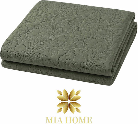 Mia Home Шалте Голям Двоен Маслинено Зелен 220x240см