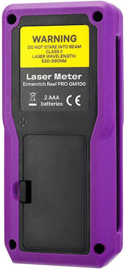 Ermenrich Laser Entfernungsmesser Reel Pro GM100 mit Messbereich 0.05m-100m