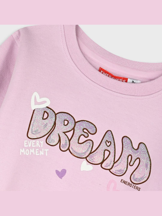 Kids Sweatpants Set Sweet Coral