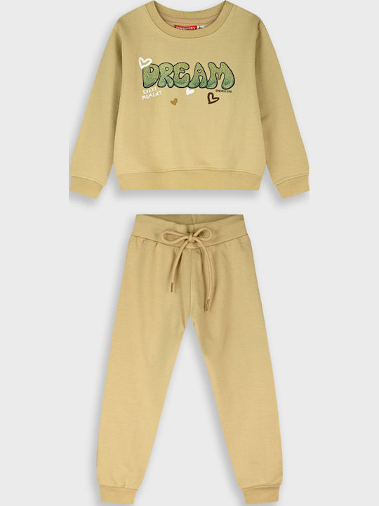 Kids Sweatpants Set Sweet Coral