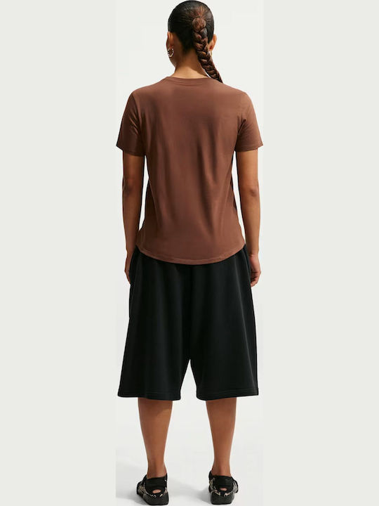Nsw Club Damen Sommer Leinen Kurzärmeliges Weiß Crop Top