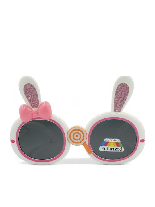 Kiddos Άθραυστα Polarized Παιδικά Γυαλιά Ηλίου Princess Λευκά