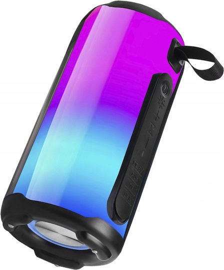 Verk Group Bluetooth Lautsprecher mit Tischuhr und Betriebszeiten (maximal) bis 8 Stunden Schwarz