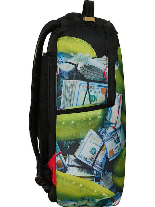 Sprayground Snake Eyes Ученическа раница Зелена с Джоб за бутилка