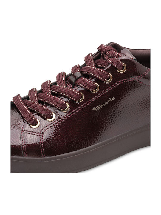 Women's Sneakers Burgundy Pat