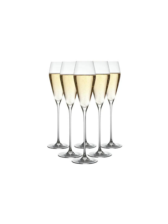 Set Brillen Champagner / Weißwein aus Glas Kelch 250ml 2 Stück