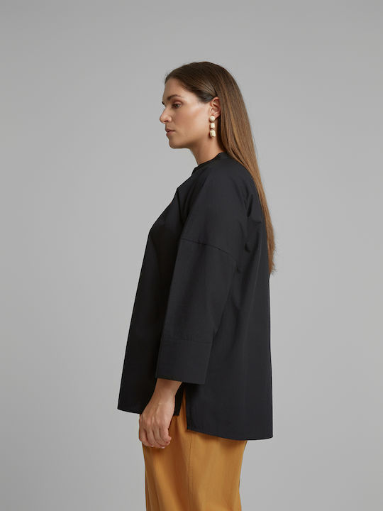 Long Sleeve Women's Shirt Black 8644.3067.NETTO