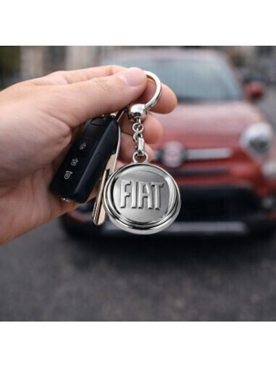Premium Chrom Schlüsselanhänger Für Fiat