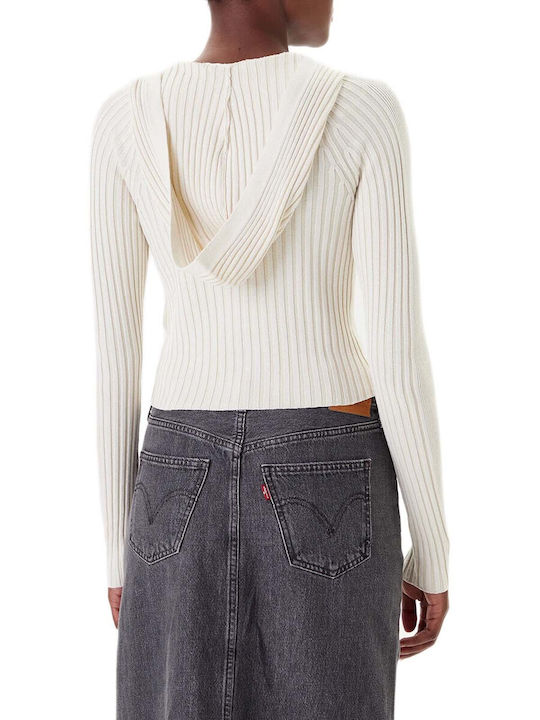 Tommy Hilfiger Cardigan tricotat pentru femei ecru