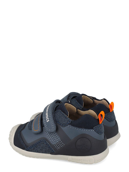 Kids Sneakers Anatomic with Hoop & Loop Closure Blue
